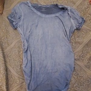 Blue maternity tshirts- 1X